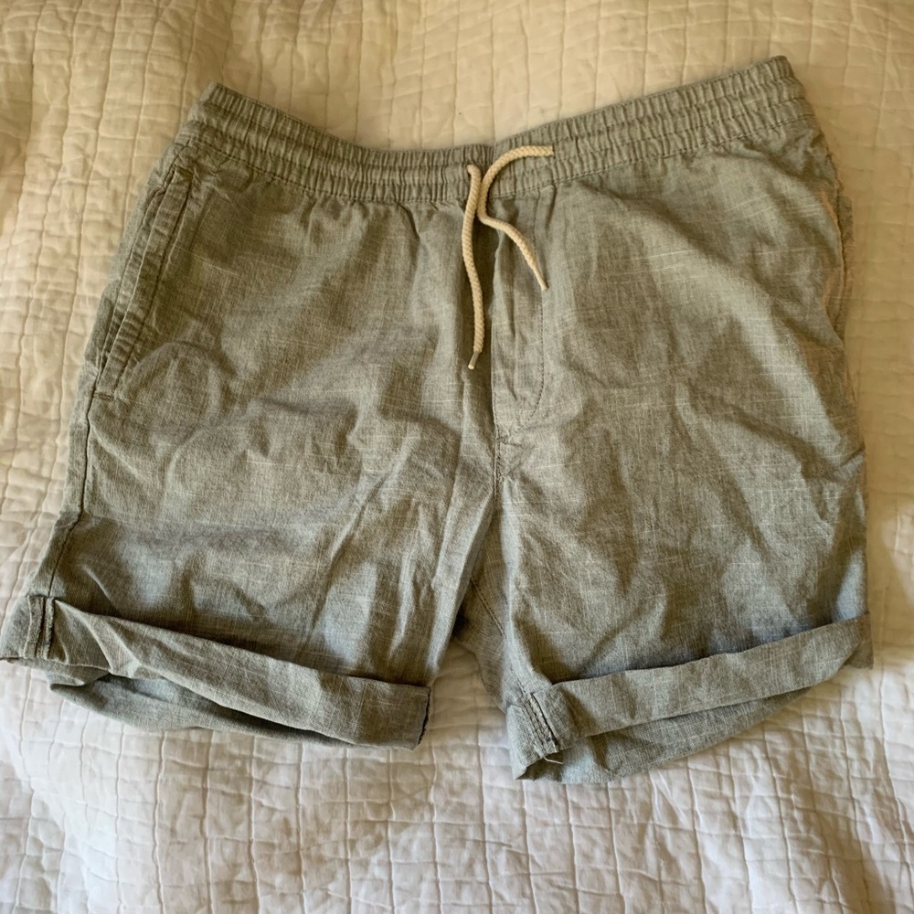 H&M Chambray Blue/Gray Shorts